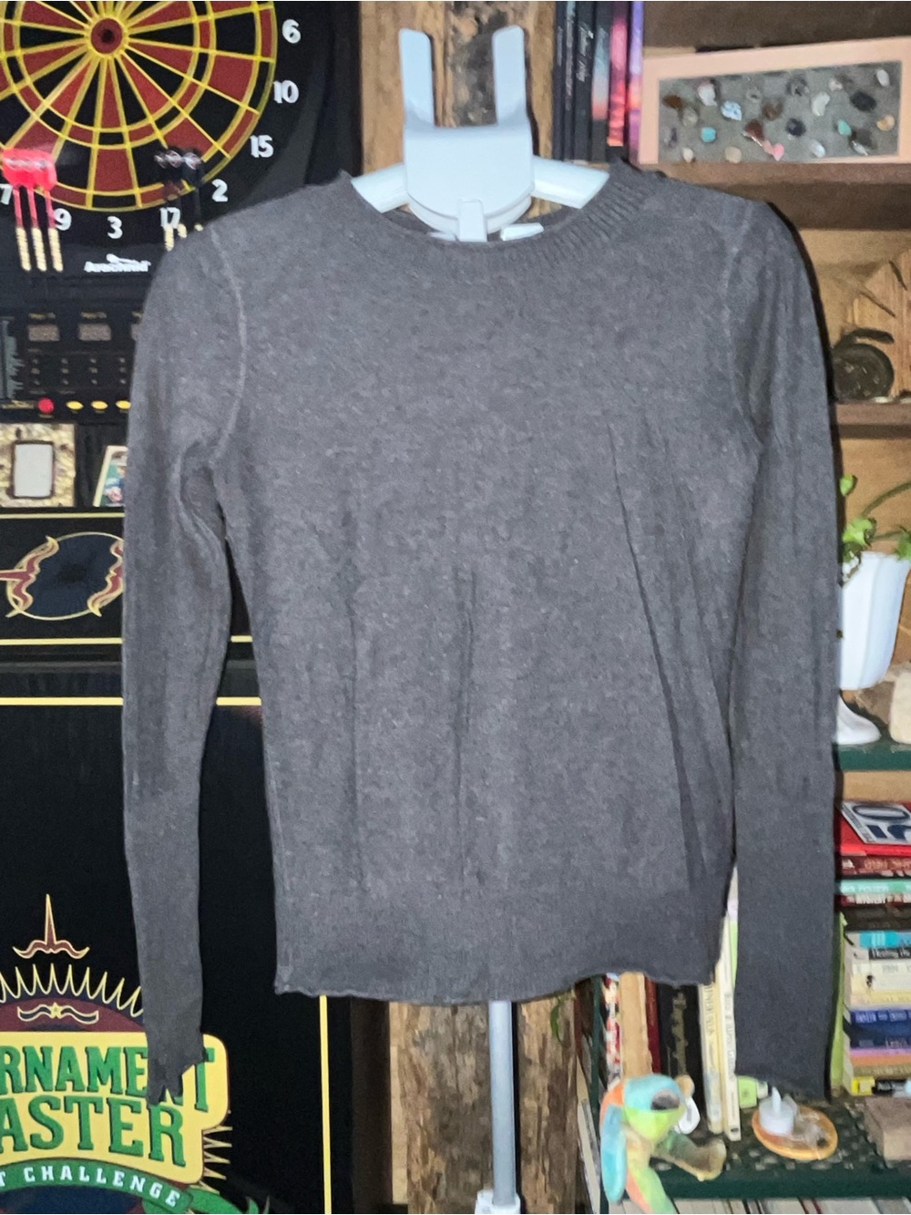 Mossimo Supply Co. Women's Scoop Neck Sweater - Gray
